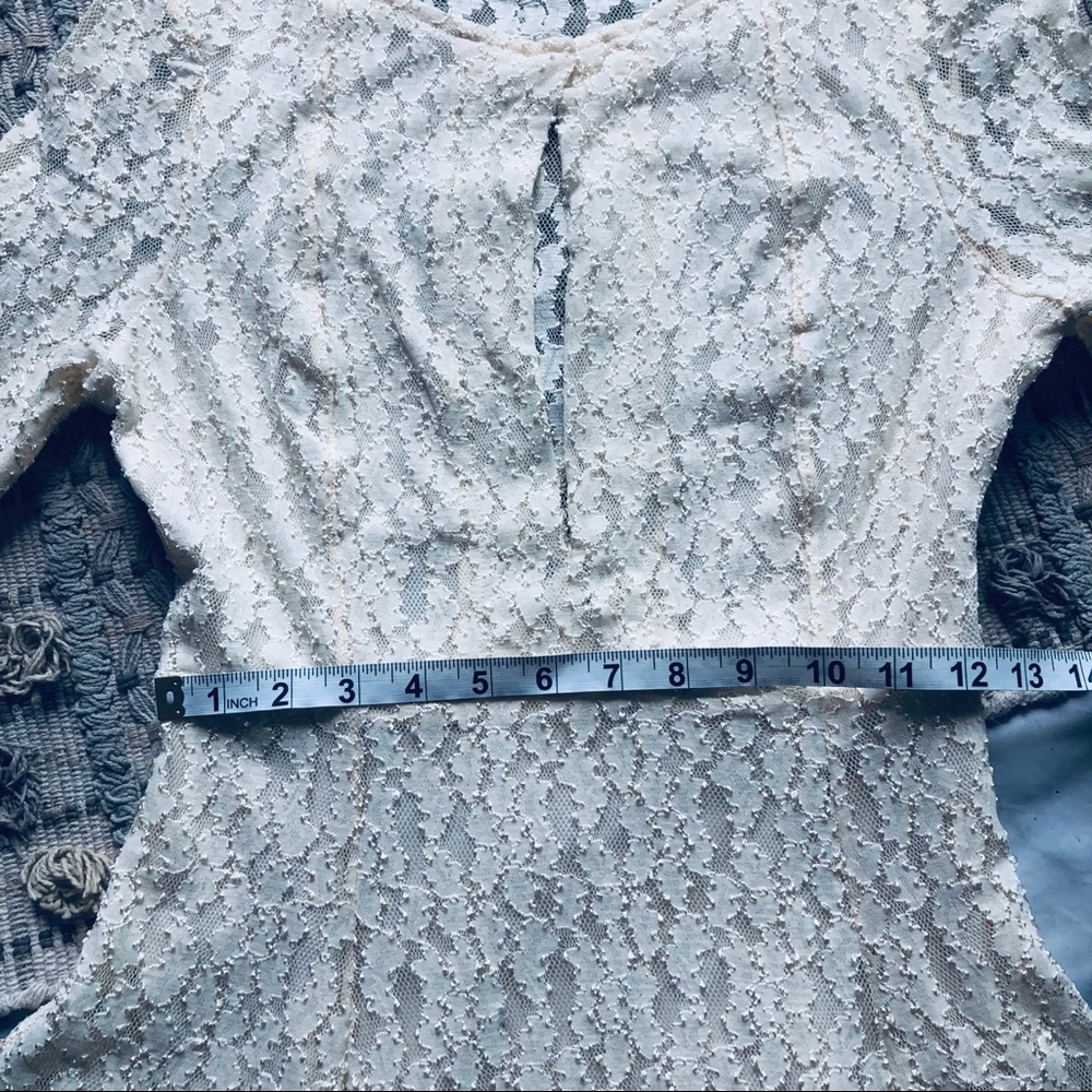 Free People NWT Lace Shearling Dress - Picture 6 of 8